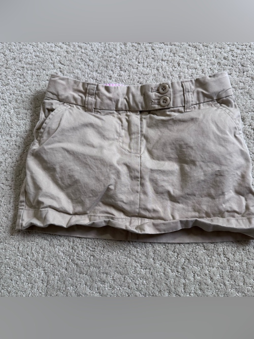 Vineyard Vines Toddler Girl Classic Khaki Skirt 100% Cotton Size 3T